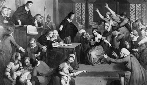 Demonstrate at the witch trials